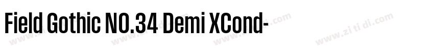 Field Gothic NO.34 Demi XCond字体转换 Field Gothic NO.34 Demi XCond字体转换